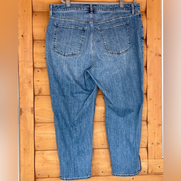 Old Navy OG Blue High Waisted Side Split Ankle Jeans Plus Size 20. EUC - Picture 14 of 15